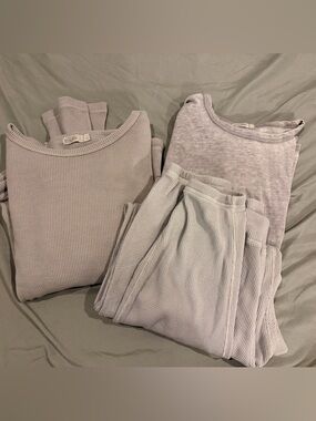 Barefoot Dreams Light, ‘Greige’, sz L MALIBU 3 piece BUNDLE!!!